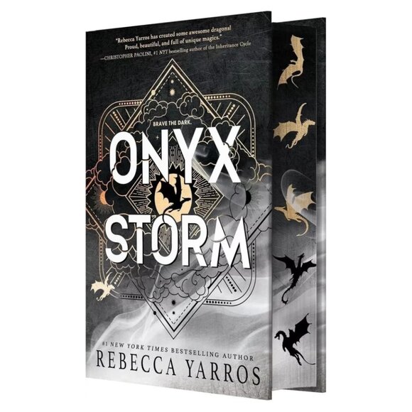 Onyx Storm Hardcover Collectors Edition by Rebecca Yarros TARGET EXCLUSIVE NEW - Picture 1 of 1